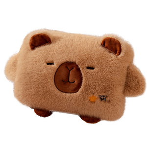 毛绒萌萌可爱充电智能防爆热水袋