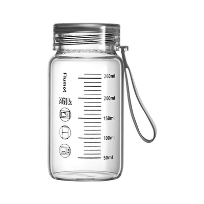 德国便携玻璃牛奶杯微波炉可加热