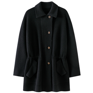 藏不住的气质~重磅加厚100%纯山羊绒开衫女中长款羊绒毛衣外套