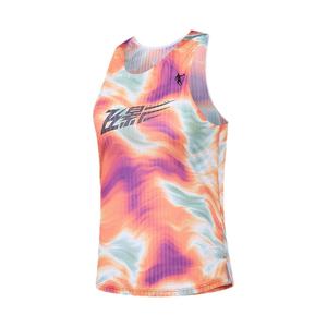 乔丹飞影专业背心女2025夏季新款速干呼吸纱透气满印无袖跑步t恤