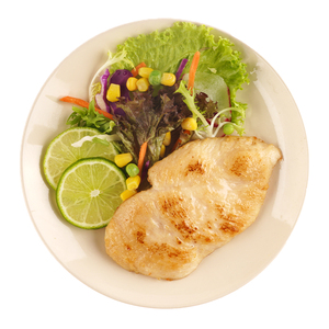 太阳谷香煎鸡排/减肥减脂餐专用鸡排儿童无添加半成品100g/袋