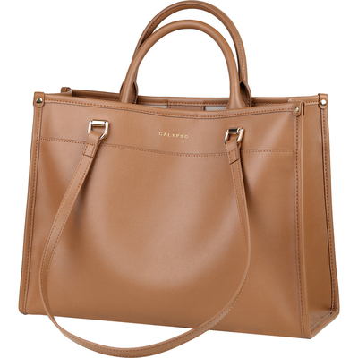 可放电脑真皮轻便大容量包包