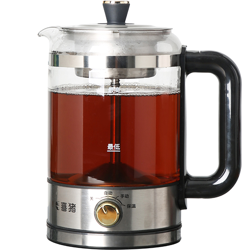 喜豬煮茶器電茶爐養(yǎng)生壺家用蒸茶黑茶白茶噴淋蒸汽煮茶壺2025新款