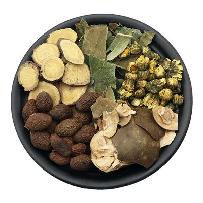 罗汉果胖大海菊花甘草枇杷叶