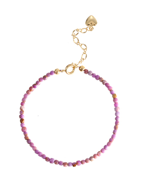 普陀山天然紫云母小众水晶手链女