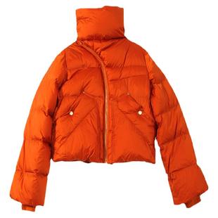 Carolingian欧洲小众设计！重工90%高绒白鸭绒加厚羽绒服女短款