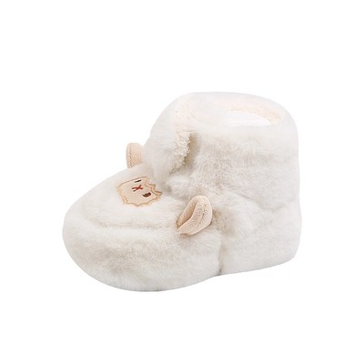 0-1岁秋冬季婴儿棉鞋6-12个月学步前鞋男女宝宝幼儿鞋子加绒软底3
