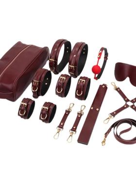 项圈等15件皮革套装 赠送收纳包 可刻字定制