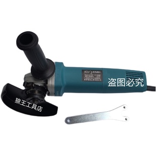 鑫立125无刷角磨机插电 1350w大功率无碳刷可调速石材切割打磨机