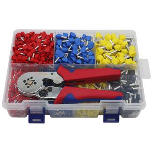 VE/TE管型端子套装盒专用压线钳HSC8 10SA家装工业针型鼻接线端子