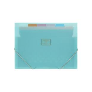 日本kokuyo国誉淡彩曲奇风琴包卷子收纳整理神器简约小清新中学生资料册A4创意多层办公文件夹收纳册学习用品