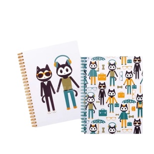 富美高FOLDERMATE A5 螺旋笔记本 内袋70页双圈塑封硬面抄记事簿