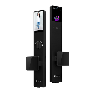 萤石Y5000FVX人脸AI智能锁3D视频双摄全自动可视对讲电子密码锁