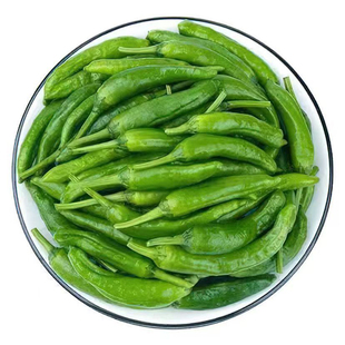 樟树薄皮嫩辣椒当季现摘新鲜湖南港青椒自种岳阳正宗湘菜蔬菜整箱