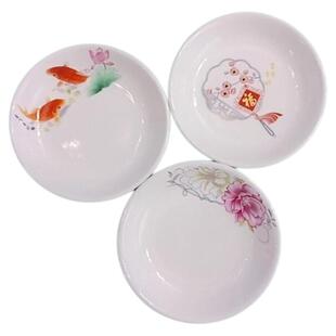 餐具家用沾料调味碟小碟子陶瓷蘸料碟味碟醋碟可爱小吃迷你点心碟