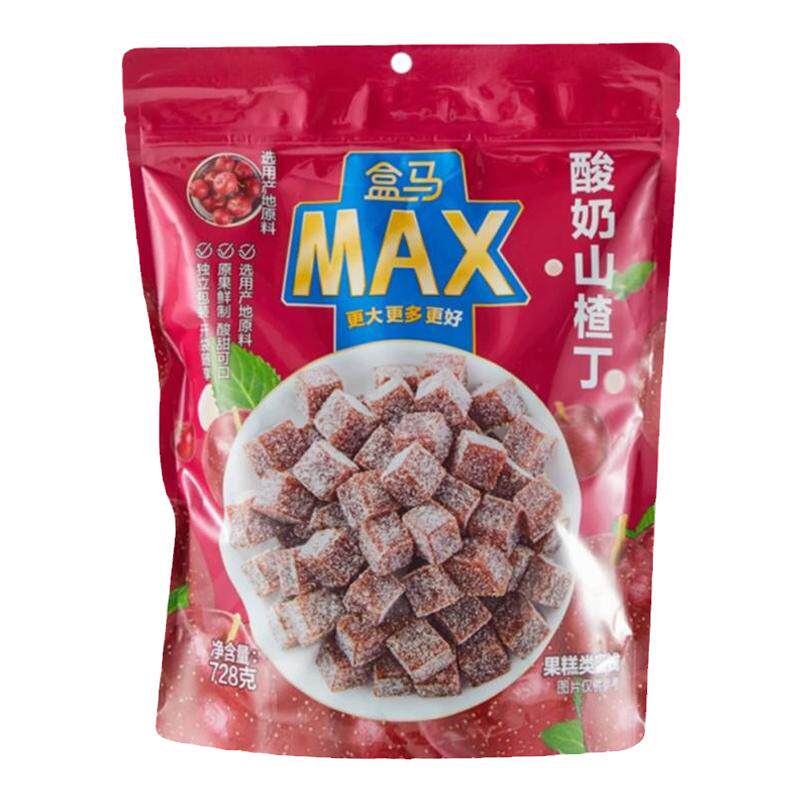 盒马MAX酸奶山楂丁728g送货上门