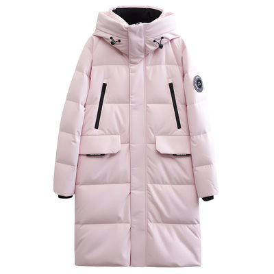 雅鹿女士冬季新款中长羽绒服