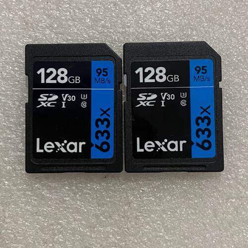 议价Lexar雷克沙128G SD卡 633x V30 95MB