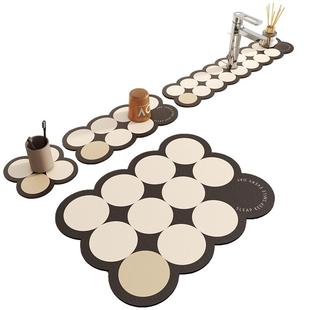 洗手台吸水垫卫生间厕所洗漱台台面垫硅藻泥厨房水池防溅水沥水垫