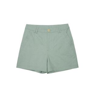 LLANO冰岛苔原 工装短裤休闲通勤清爽感复古美式百搭裤子宽松女夏