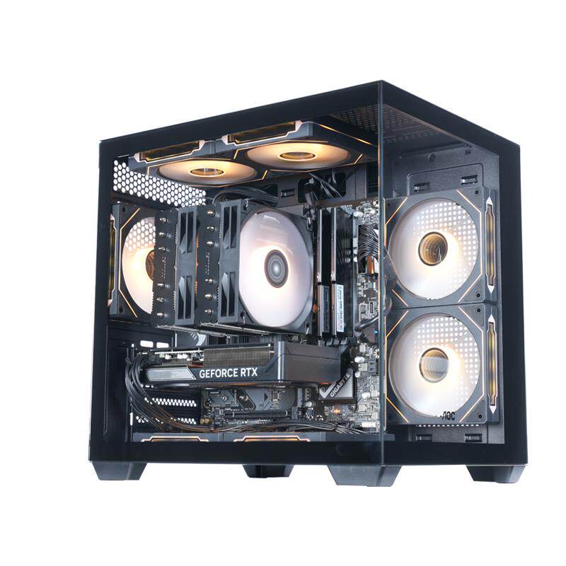 3期免息可选技嘉AMD R5 5600GT/R7 5700X/5060Ti电竞游戏台式电脑主机diy组装机前台收银家用办公客服整机