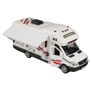 大号合金房车玩具车模型旅行敞篷巴士儿童小汽车露营仿真卡车男孩