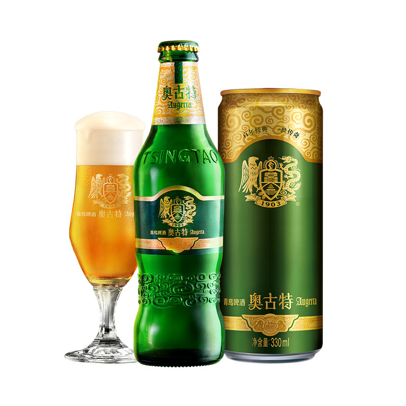 奥古特24瓶听整箱啤酒