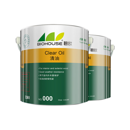 碧欧木蜡油透明色清漆防水木器漆桐油木用耐水木漆防腐防霉抗开裂