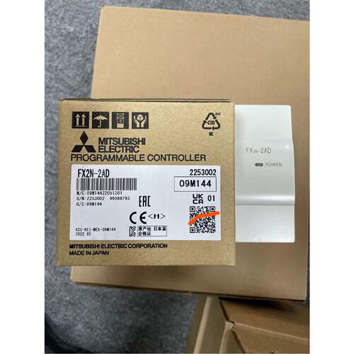 议价FX2N2AD全新原装三菱PLC可编程控制器模拟量模块2通道AD模块