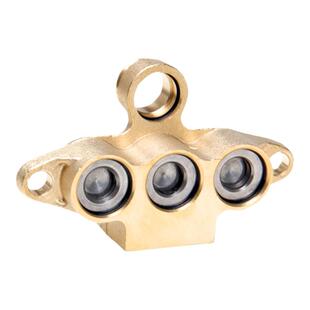 55/58/40洗车机泵头配件全铜气室座调压阀组件适用于黑猫清洗机