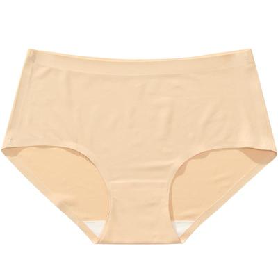 冰丝无痕内裤一片式肉色三角裤女