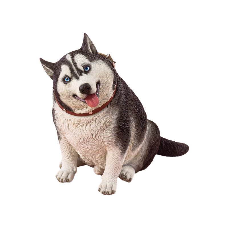 【JXK官方店】胖哈士奇手办模型