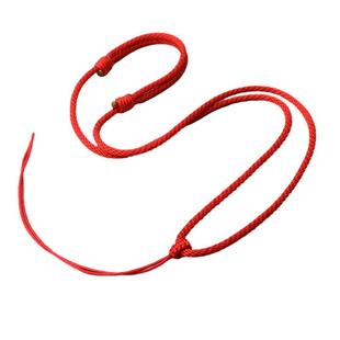 素绳红绳项链绳翡翠玉佩玉坠黄金挂件绳和田玉平安扣吊坠挂件绳子