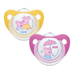 德国NUK新生婴儿安抚奶嘴0-6-18-36月防胀气仿母乳安睡防龅牙奶嘴