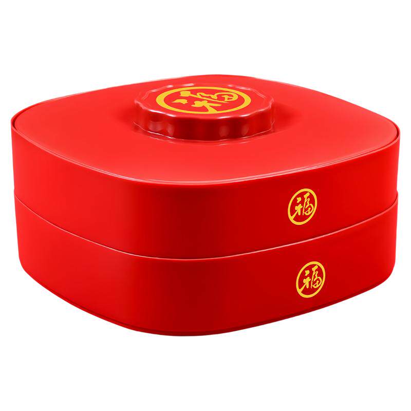 果盘家用客厅茶几水果盘糖果双层
