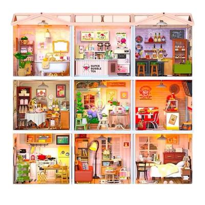 若来diy小屋超级世界积木拼装