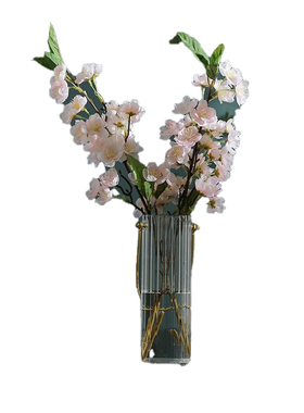 桃花花艺摆件仿真花绢花