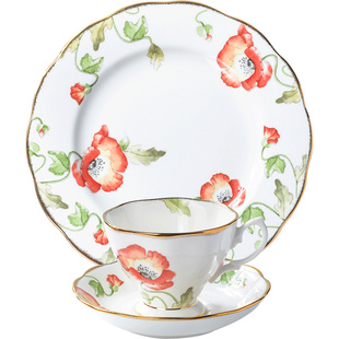 Royal Albert皇家阿尔伯特 百年系列骨瓷咖啡杯碟三件套英式茶具