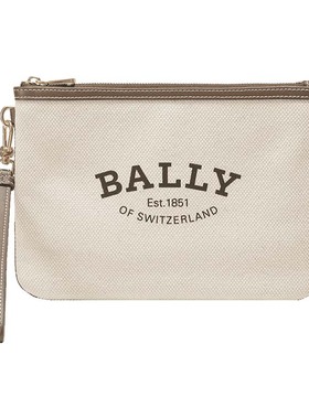【自营】Bally巴利 女士织物LOGO图案手拿包 CERTHE W ST 6301933