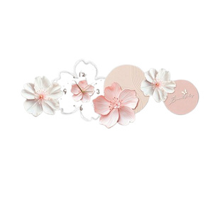 奶油风客厅装饰画带钟表法式高级感沙发背景墙大气挂画卧室壁灯画