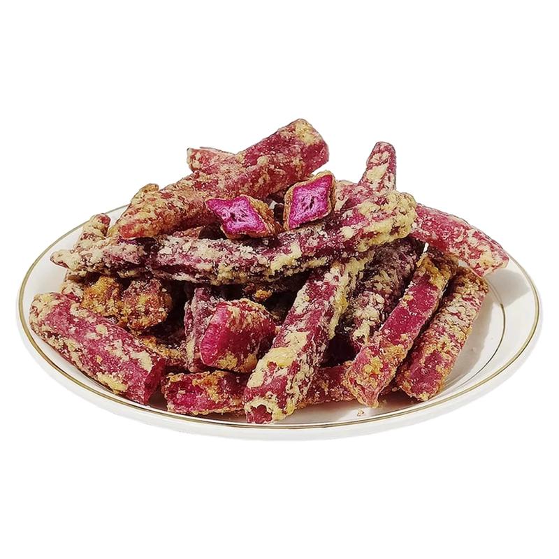 凌拾公主蟹黄味紫薯条酥脆干粗粮薯类制品
