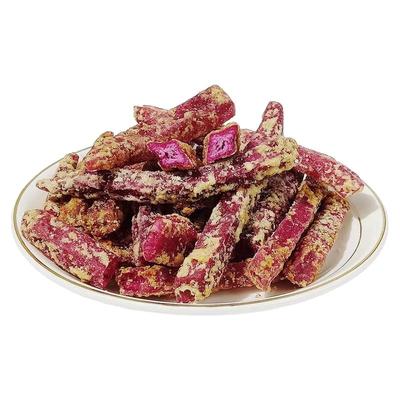 凌拾公主蟹黄味紫薯条酥脆干粗粮地瓜干番薯干休闲办公零食小吃