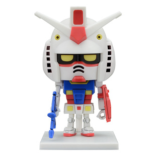 万代拼装模型 1/1 GUNPLA-KUN DX套装 RX78元祖高达 Q版 钢普拉君