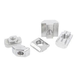 304不锈钢t型螺母20/30/40/45型欧标国标铝型材滑块螺帽船型锤头