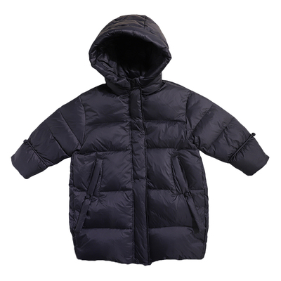 啦芙莱女童国风中长款羽绒服