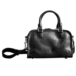 2025新款原创男士真皮单肩斜挎小包设计师款休闲植鞣牛皮手提包女