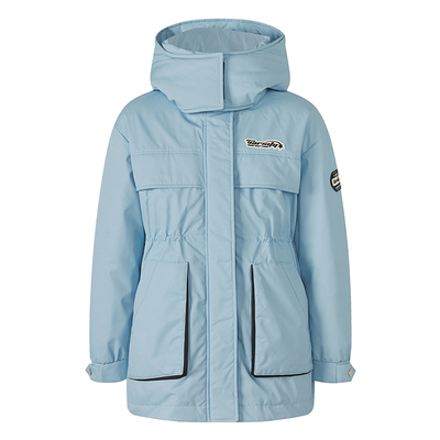 美特斯邦威保暖长款羽绒服