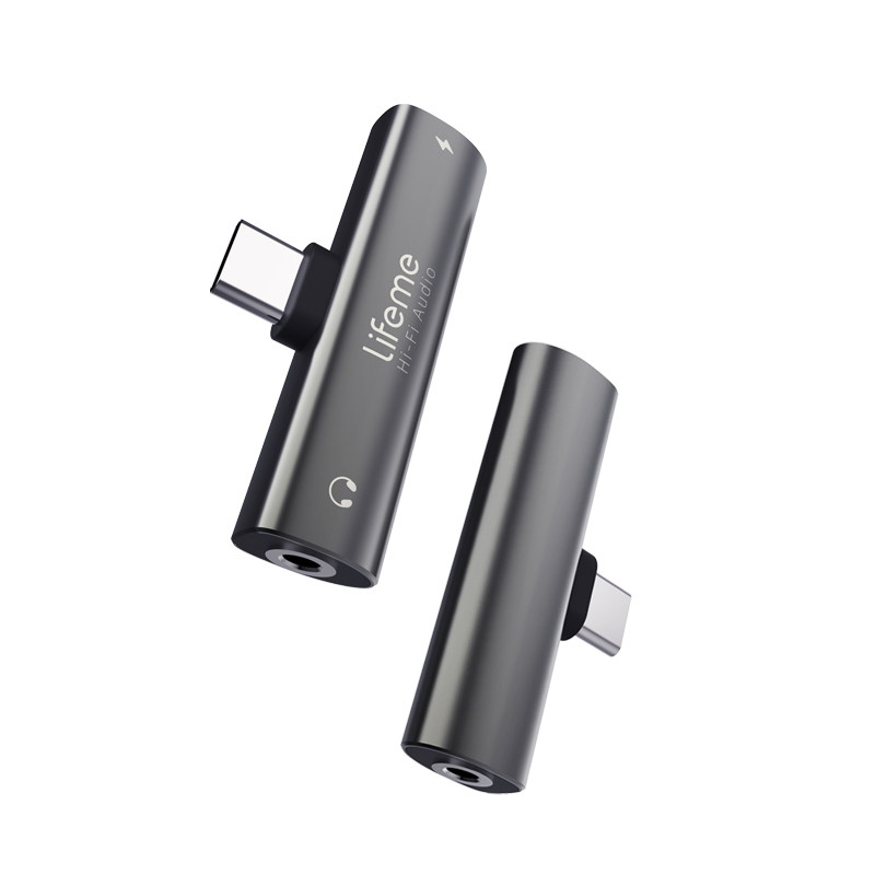 lifeme魅族解码耳放EA02魅蓝小尾巴typec转3.5mm耳机转接头带充电