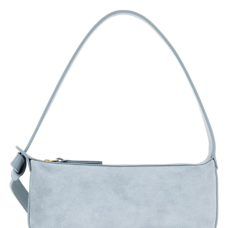 BOTTEGA VENETA女士BV中号nodo蓝色麂皮包 26早秋新款 意大利代购