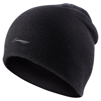 李宁针织帽秋冬保暖跑步冷帽